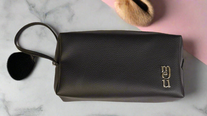 MEU Makeup Pouch - Large Capacity Spacious Cosmetic Organizer for Beauty Products.