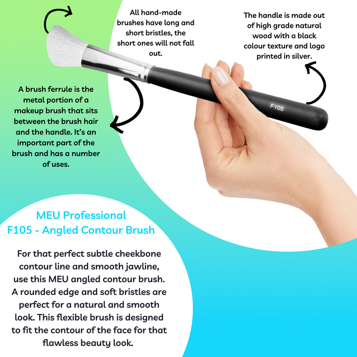 F105  -  Professional Angled Contour Brush.
