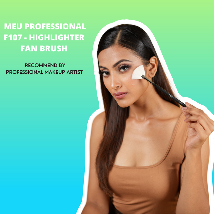 F107  - Professional Highlighter Fan Brush.